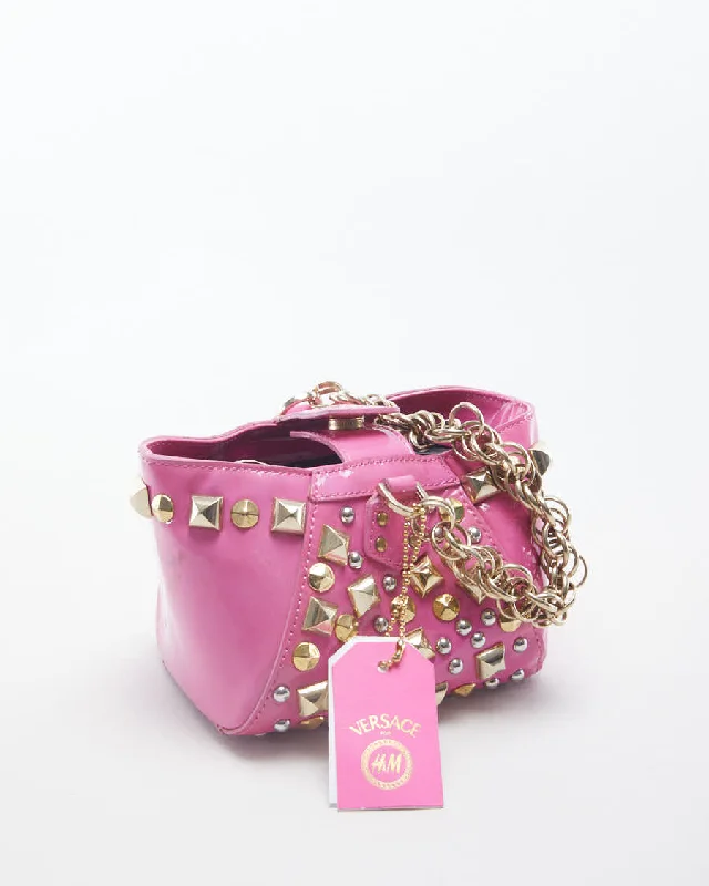 Versace x H&M Pink Studded Mini Bag