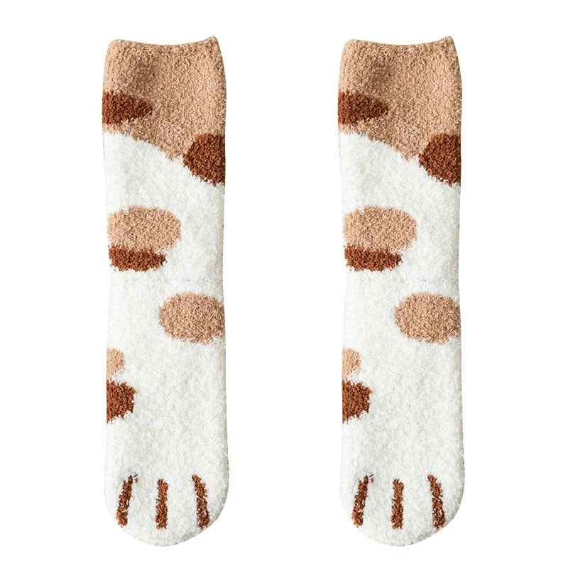 Women's Thick Thermal Calf High Socks in  6 Playful Animal Prints