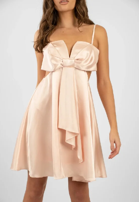 Axelle Mini Bow Petal Dress