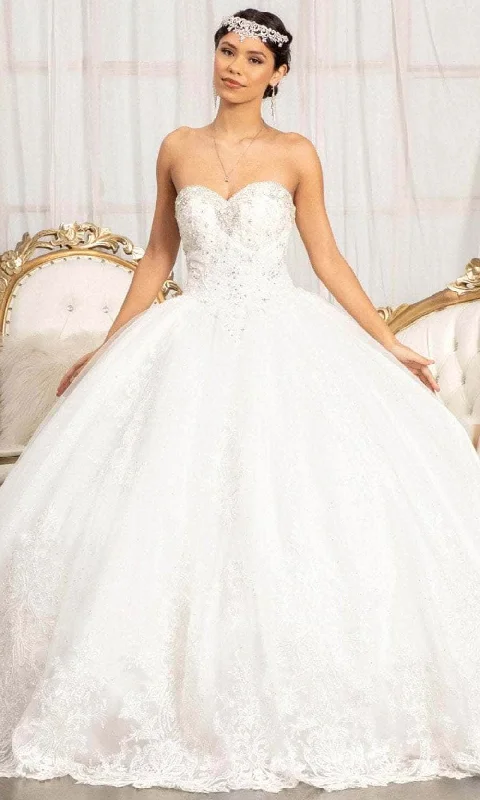 Elizabeth K GL3017 - Strapless Sweetheart Wedding Dress