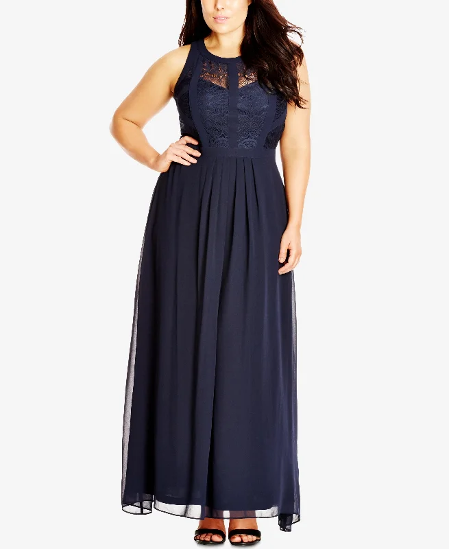 Plus Size Sleeveless Maxi Dress