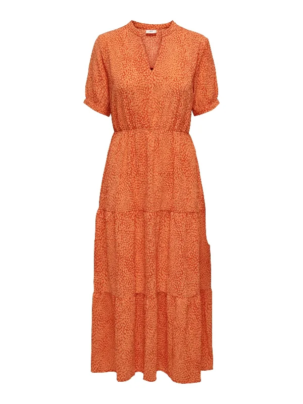 JDY Piper Short Sleeve V-neck Maxi Dress