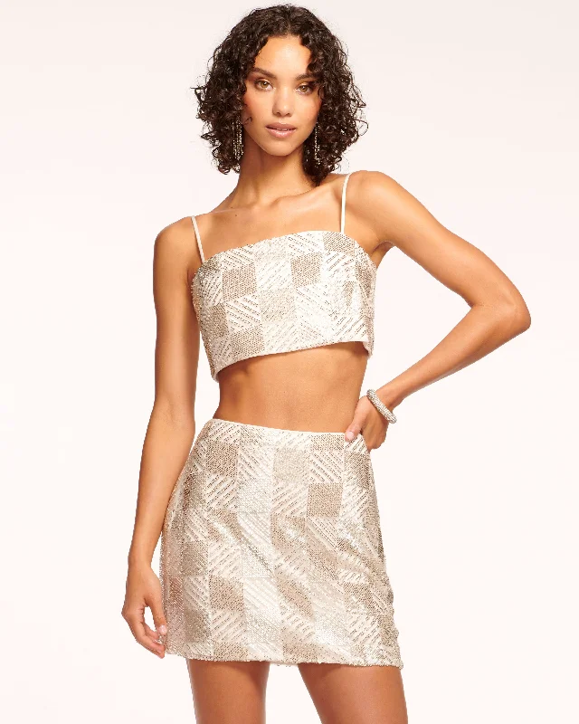 Edson Beaded Mini Skirt