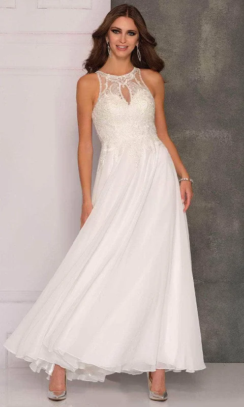 Dave & Johnny Bridal A10549 - Keyhole Neckline Bridal Gown