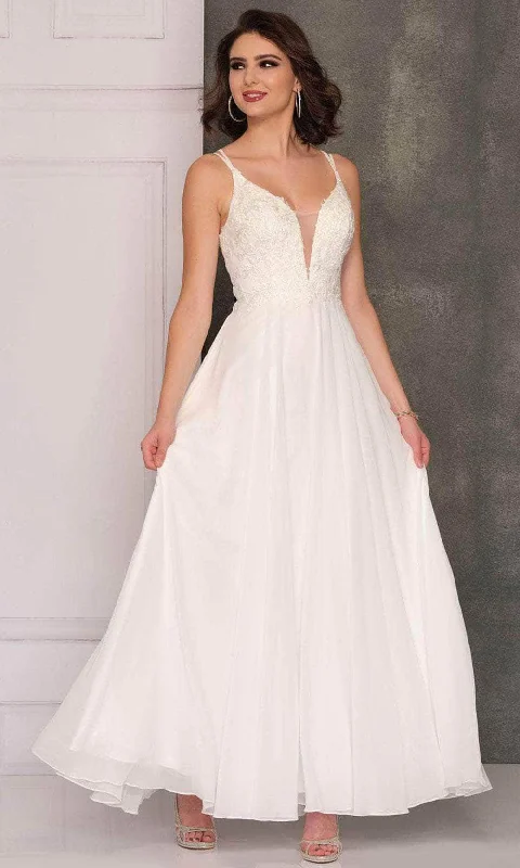 Dave & Johnny Bridal A10550 - Strappy Back Bridal Gown