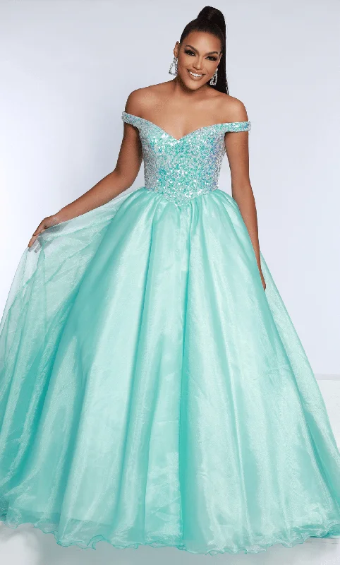 Johnathan Kayne 2652 - Sequin Off Shoulder Ballgown