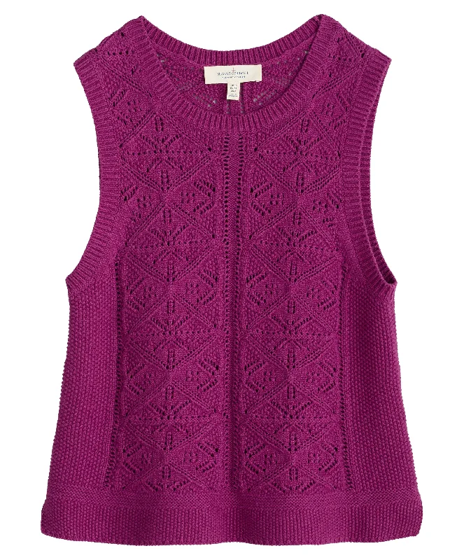 Doe Path Knitted Vest - Cordial