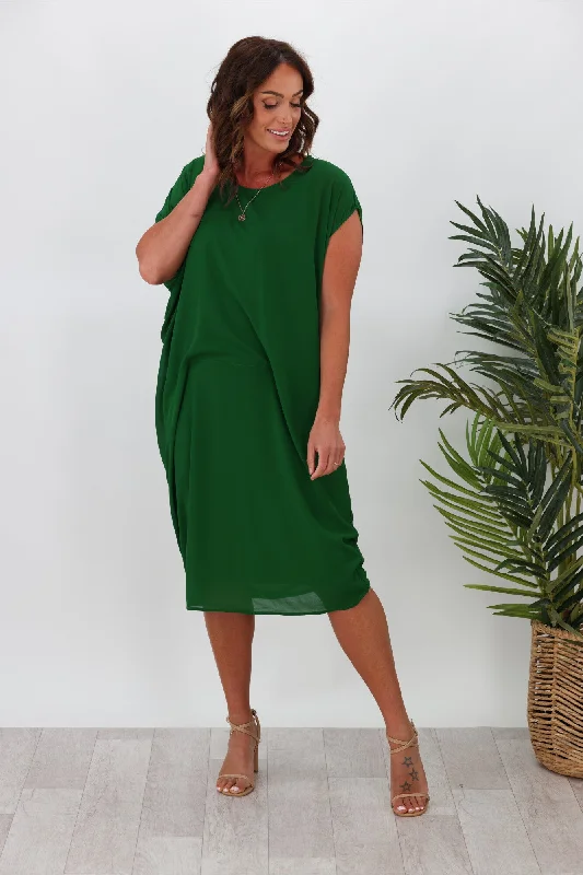 Gloss By Shine On Vienna Dress Emerald