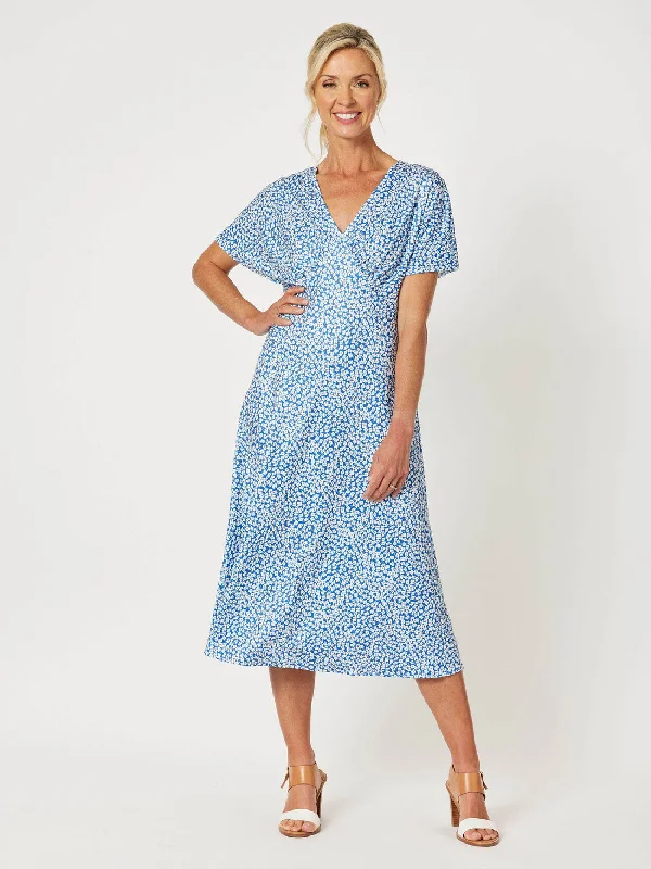 Gordon Smith Miss Daisy Dress Cornflower