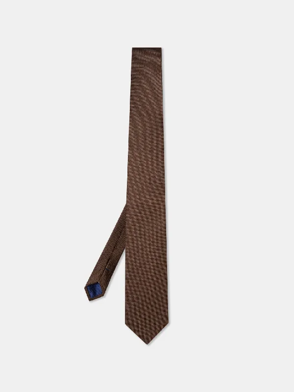 Plain 100% Silk Tie 7,5cm