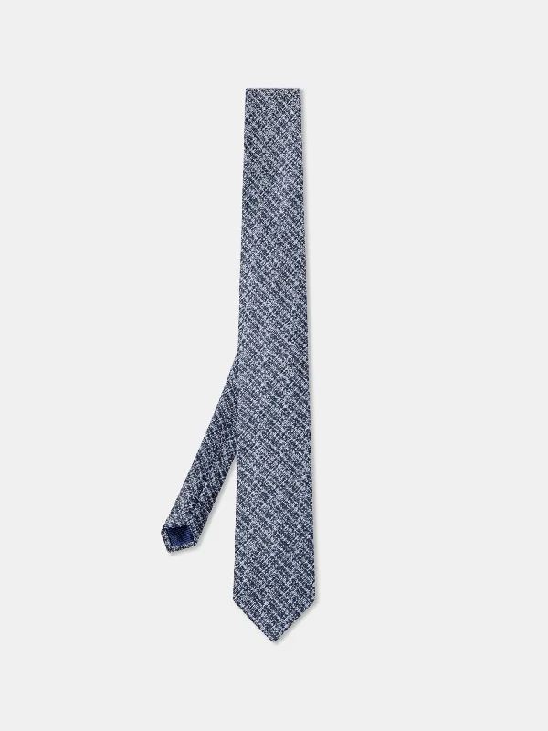 Semi Plain Tie 100% Silk 7,5cm