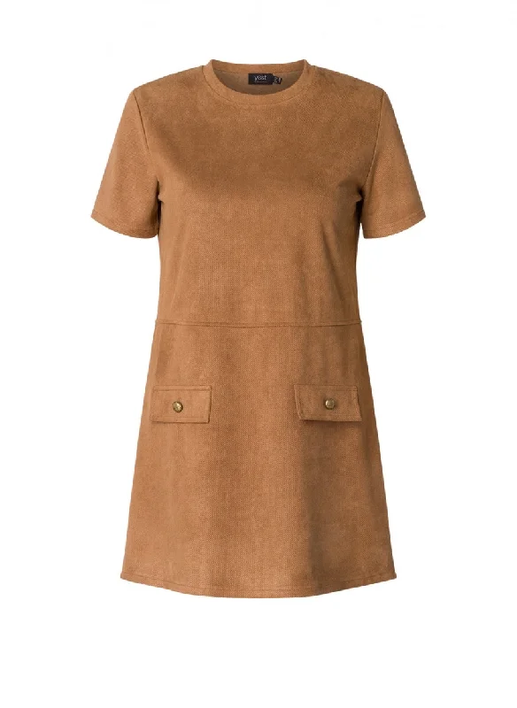 Yest phiene dark camel dress