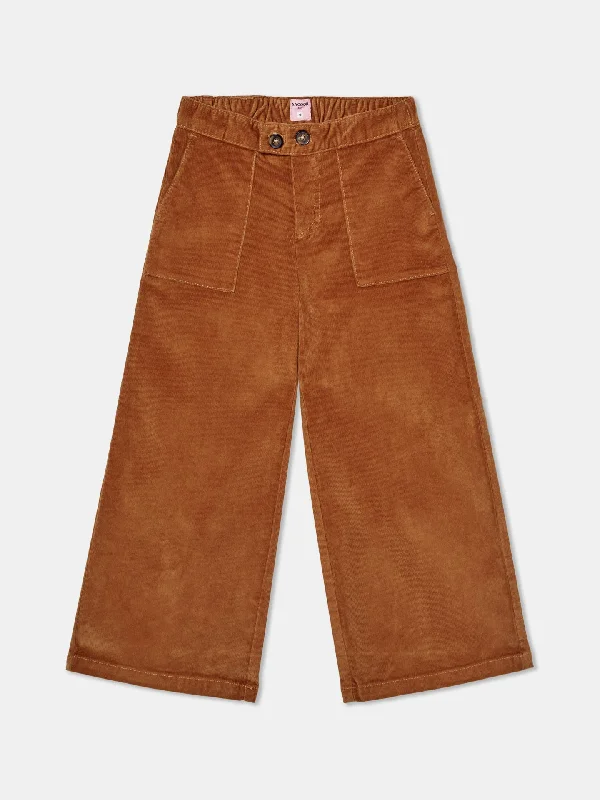 Wide Leg Corduroy Chinos