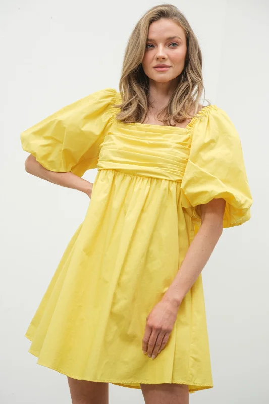 Yellow Bow Dress