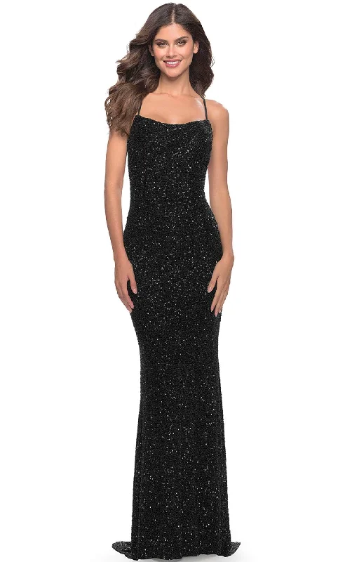 La Femme - Sequin Gown 31027SC