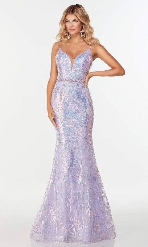 Alyce Paris - 61090 Sequin Patterned Prom Gown