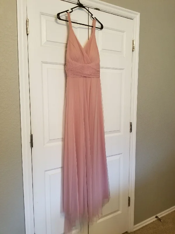 Other Floor Length Double V Neck Tulle