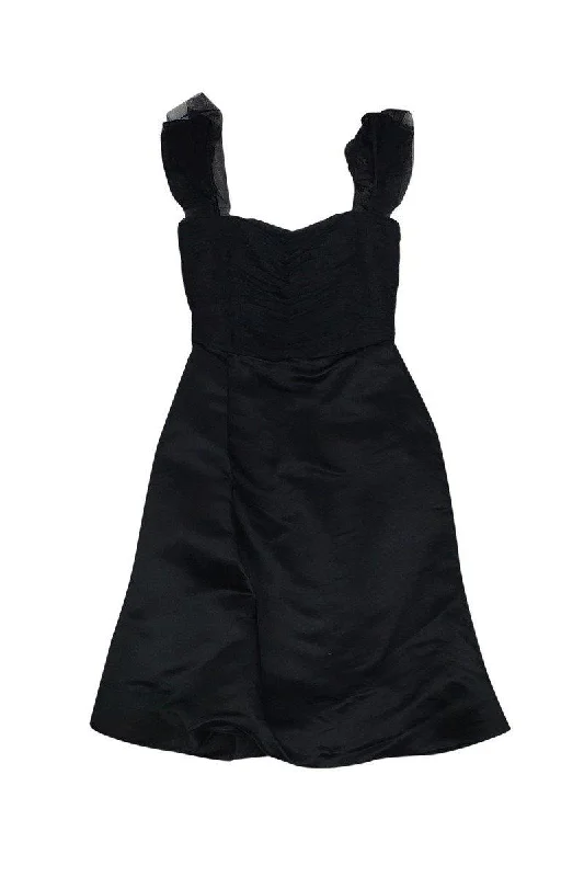 Vera Wang - Black Dress w/ Tulle Sz 4