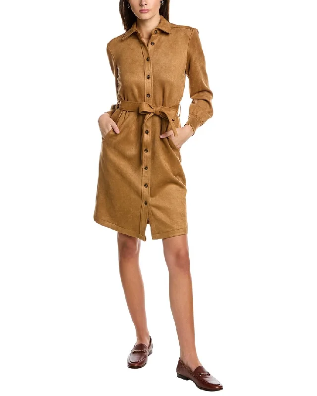 Brooks Brothers Microsuede Shirtdress