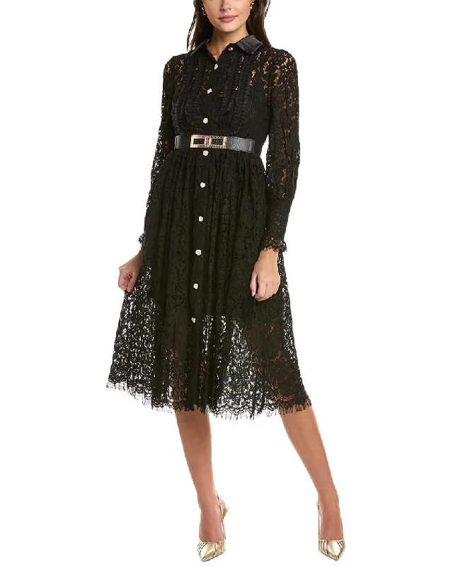 Moonsea Lace Shirtdress