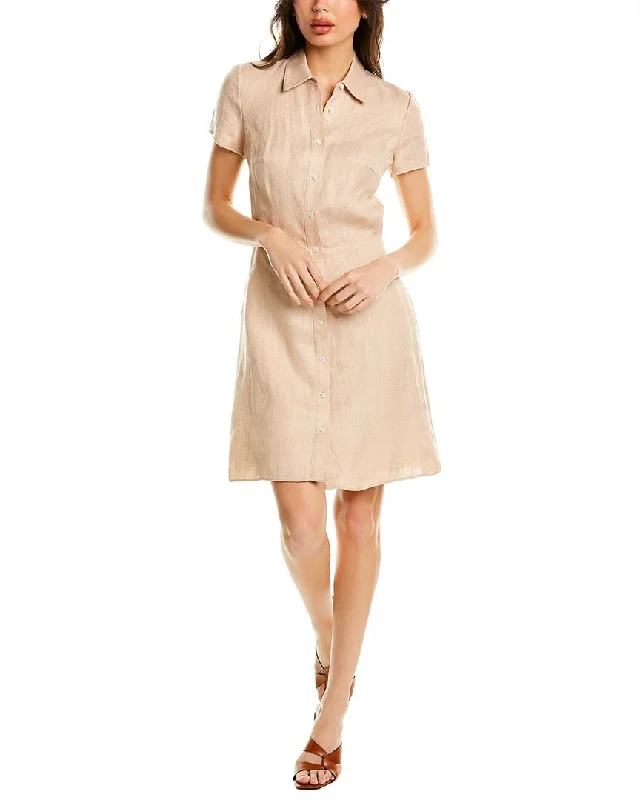 Theory Linen-Blend Shirtdress